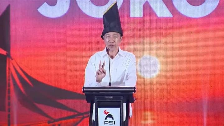 Kehadiran Jokowi di Rakernas PSI