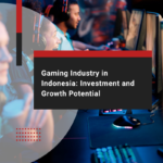 A bustling high-tech esports arena in Jakarta with vibrant holographic displays showing real-time AI-driven match statistics during a 2026 tournament.