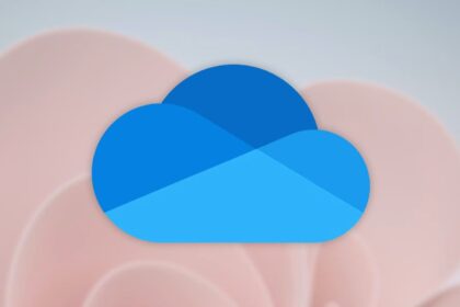 A modern minimalist home office featuring a sleek, thin laptop with an integrated AI processor logo on the palm rest.