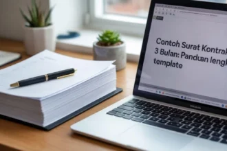 Contoh Surat Kontrak 3 Bulan Begini Cara Bikinnya