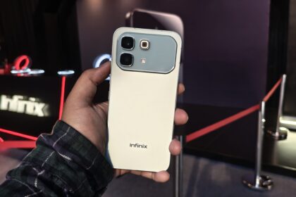 A sleek Infinix Note 60 smartphone displaying a vibrant 144Hz OLED screen next to a 6500mAh battery icon overlay.