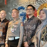 Google Maps navigation interface on a smartphone dashboard showing real-time traffic updates during the 2026 Indonesian Mudik homecoming season.