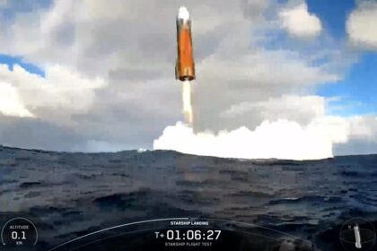 An astronaut aboard the SpaceX Crew-12 capsule holding a modern smartphone to a window to photograph Earth from orbit.