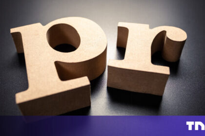 A digital PR specialist analyzing AI-generated brand mentions on a high-resolution dashboard showing data flows and narrative sentiment.