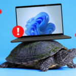 Close-up of a consumer successfully replacing a modular NPU chip inside a sleek 2026 laptop chassis