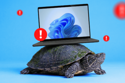 Close-up of a consumer successfully replacing a modular NPU chip inside a sleek 2026 laptop chassis