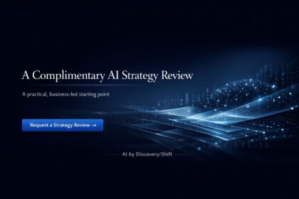 Entrepreneurs in a Jakarta skyscraper discussing sustainable business models and AI integration within the Indonesian digital economy.