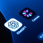 A close-up of a courtroom gavel resting on a digital tablet displaying the OpenAI Sora logo and the word Cameo