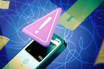 A person holding a modern smartphone showing the Telegram app interface with a sinister spyware download link for ZeroDayRAT.