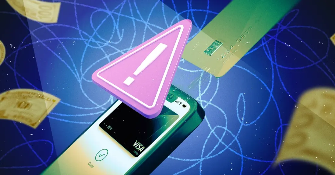 A person holding a modern smartphone showing the Telegram app interface with a sinister spyware download link for ZeroDayRAT.