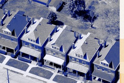 Zillow CEO Jeremy Wacksman presenting AI-driven 3D home tours and virtual staging features at a 2026 tech conference.