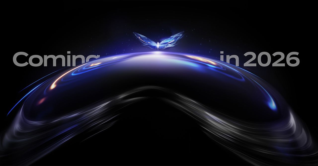 User wearing the Pico Project Swan XR headset navigating a 360-degree mixed reality workspace with multiple virtual screens.